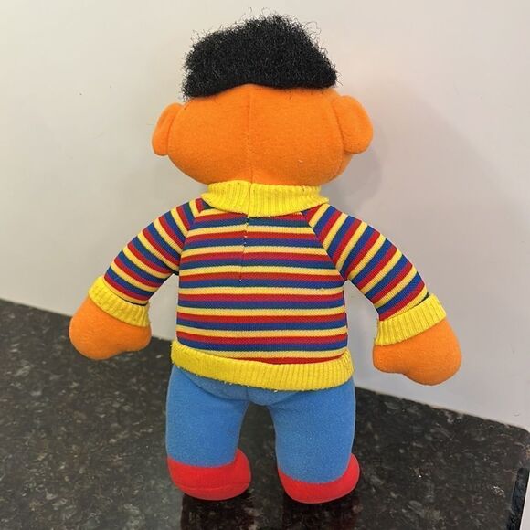 Ernie Toy {Vintage Playskool Sesame Street Learning Toy Doll  Plush 10 inch - Picture 4 of 5
